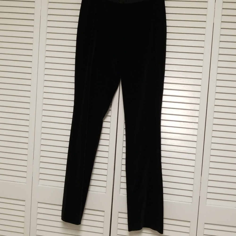 Velour black pants by Lauren by Ralph Lauren